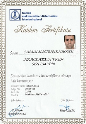 Faruk Hacıbayramoğlu tmmob